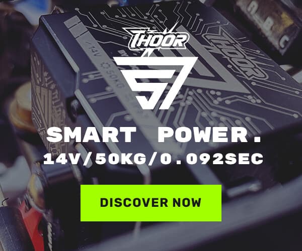 Thoor™ S7 14.4V 3S 50kg 0.092s High-Torque Waterproof Brushless Servo